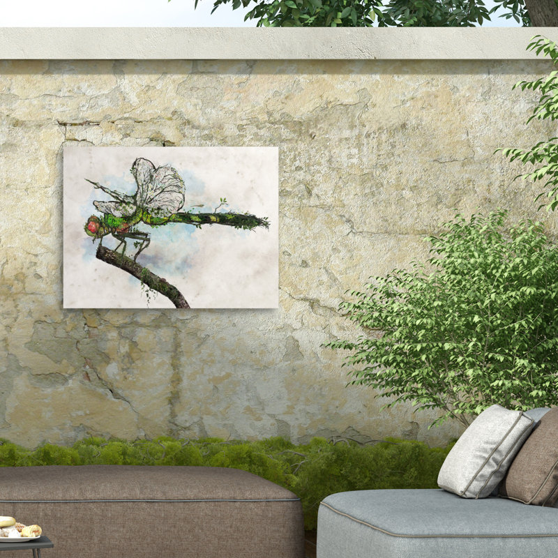 Toile d'extérieur Barrett Biggers Dragonfly, H 24 po x l 32 po