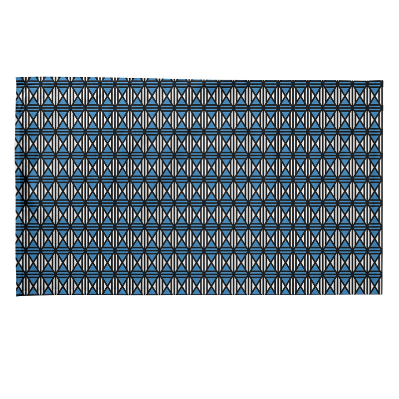 Torchon Suoz Classic, Sergé de coton, Bleu