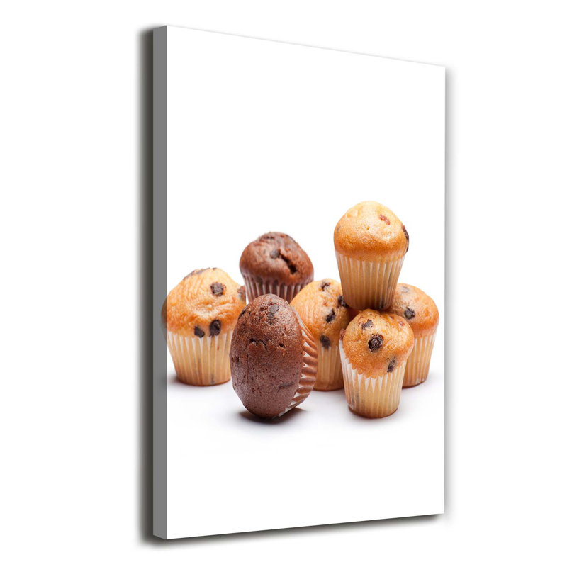 Cupcakes 1 Piece Wrapped Canvas Wall Art