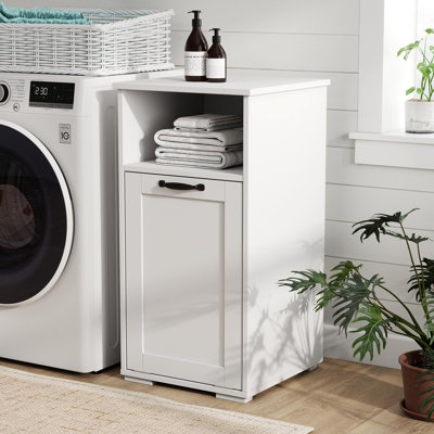 Laundry Cabinet ,With 1 Removable Liner Bags
