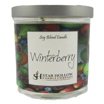 Bougie à pot winterberry
