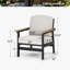 Chaise de patio avec coussins