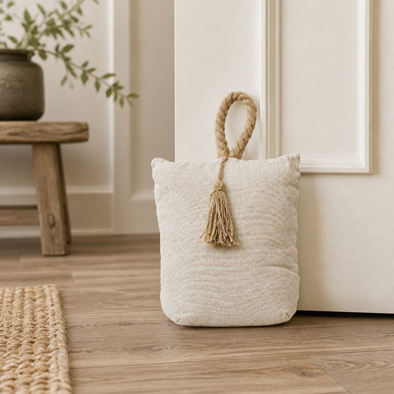 Butoir de porte lesté en tissu