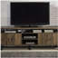 Console à 2 tablettes rétro chêne noir