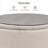 27.5'' Upholstered Round Tufted Ottoman With Storage-332046414