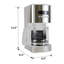 Cafetière programmable avec filtre réutilisable Kenmore-114610656