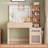 Large 43.3”W Makeup Vanity With Adjustable Light