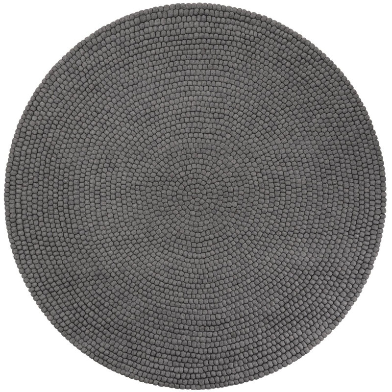 Tapis uni / rayé Rosston, Rond 7 pi 10 po