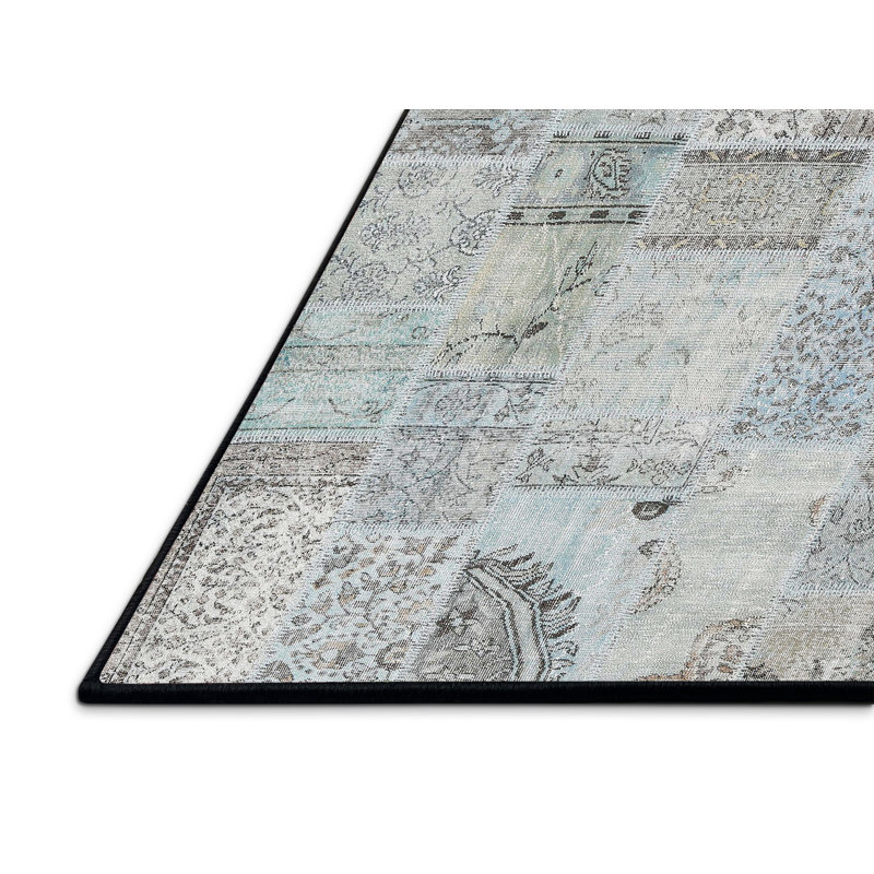 Tapis gris, Rectangle 5 pi x 7 pi