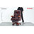 Kinnls Evan Massage Office Chair with Footrest, Genuine Leather Managerial Executive Chair Fully Reclining with Solid Wood Handrail, Adjustable Tilt Back Angle (Coffee)-85036375