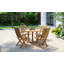 Winford Teak Folding Patio Dining Chair