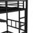 Full Over Twin Xl  (Full Xl Over Twin Xl)  Bunk Bed With Built-In Wardrobe, Metal Bunk Bed With Twin Trundle, Foldable Desk, Ladders, Noise-Reduced Design