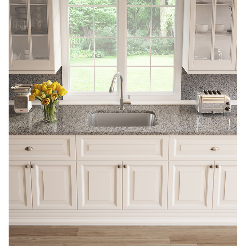 Stellar 32" Single Bowl Undermount Stainless Steel Kitchen Sink