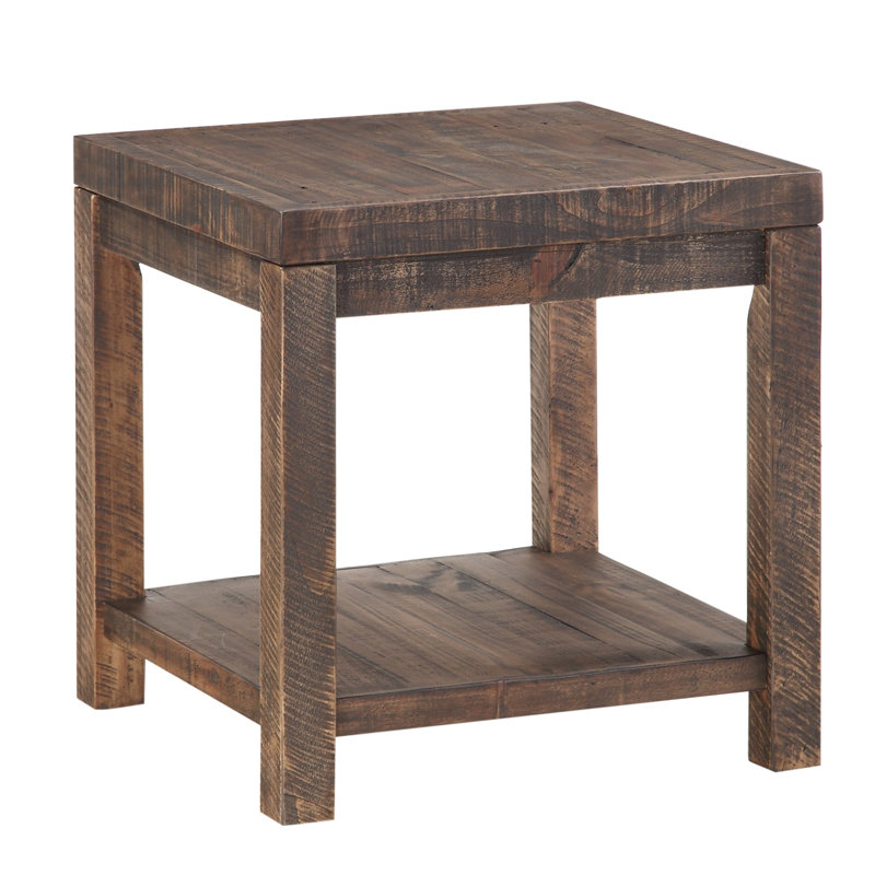 Solid Wood End Table