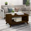 Ensemble de tables basses 3 pièces avec pieds en bois et rangement-961688452