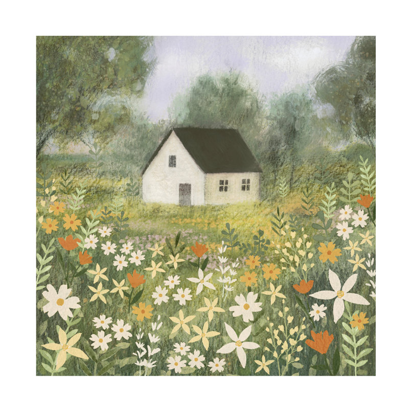 Rouleau d'histoires bolognaises Cottage Ii par Victoria Barnes, H 35 po x l 35 po x P 2 po