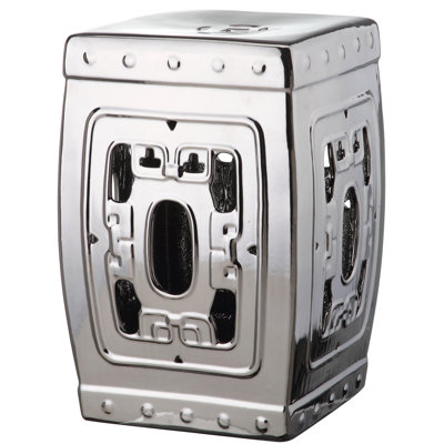 Casey-Lea Ceramic Accent Stool