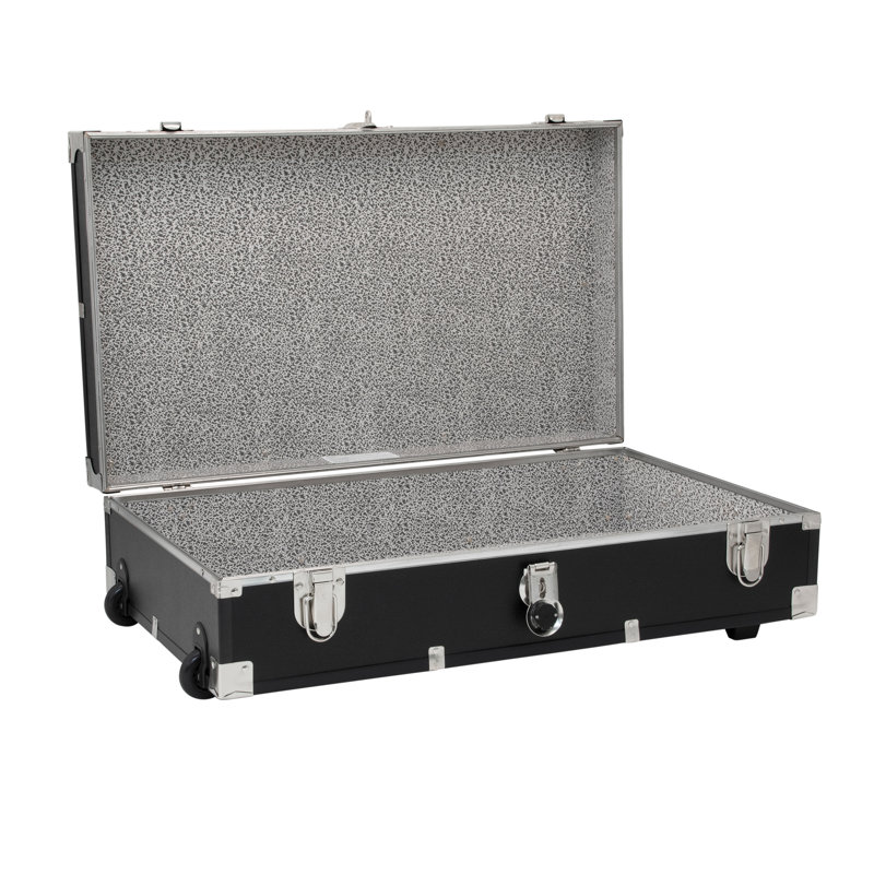 Walmsley Camp Trunk / Footlocker, Black
