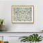Motif floral rétro - impression encadrée-472387087
