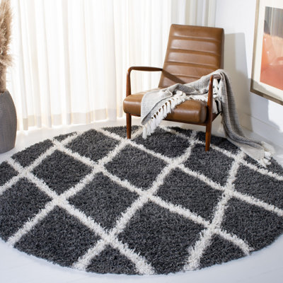 Moroccan Tassel Shag Performance Geometric Rug