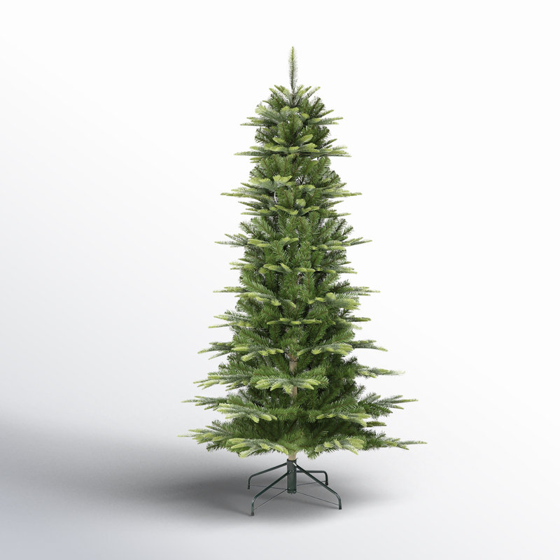 Lighted Artificial Fir Christmas Tree, 6.5'