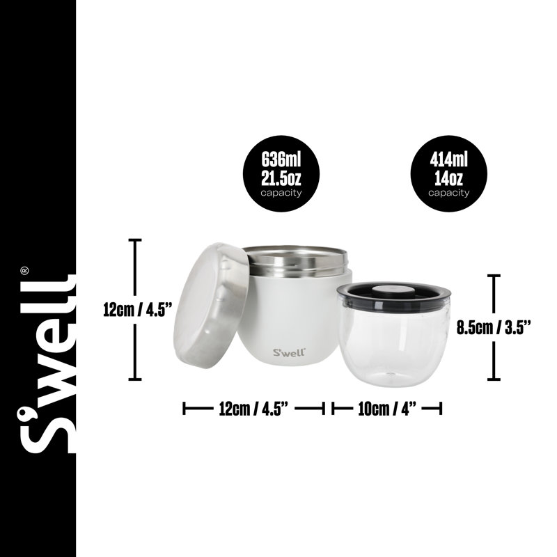 S'well Food Bowl, White