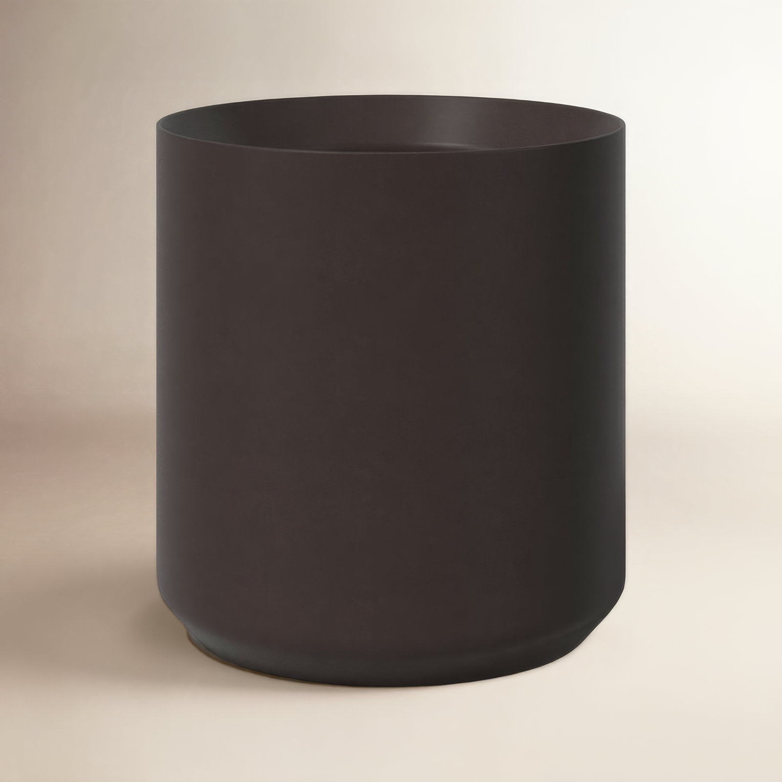 Parsons Ceramic Pot Planter, Black, 2" H x 2.5" W x 2.5" D