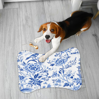 Chinoiserie Art - 1 Piece Bone Shape Feeding Mat