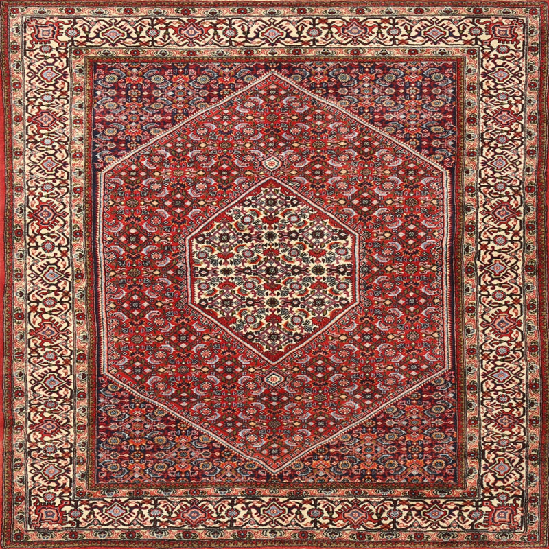 Oriental Indoor Rug, Round 4'