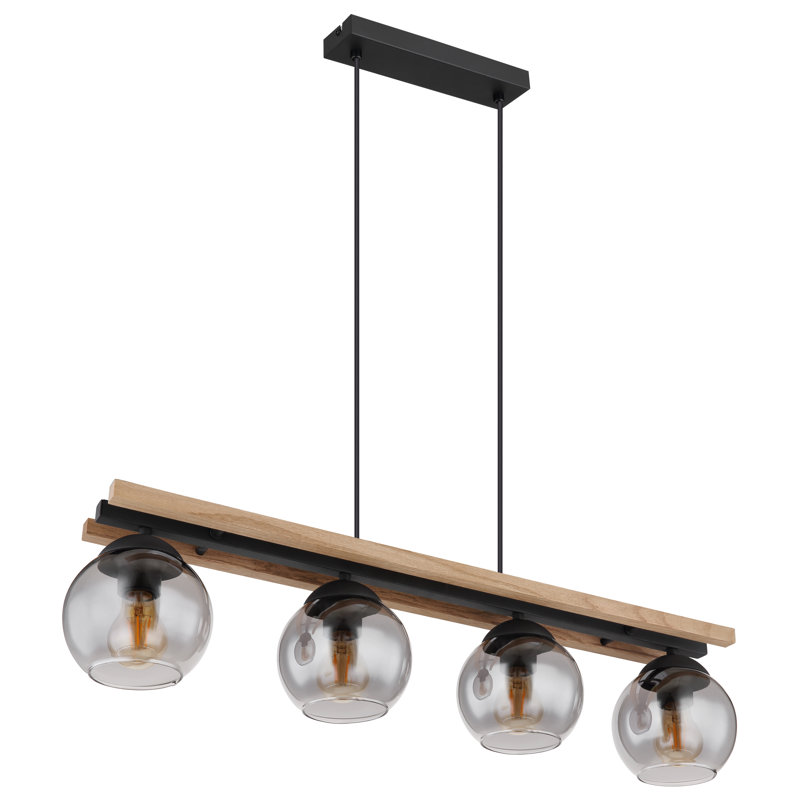 4 - Light Matte Black Pendant