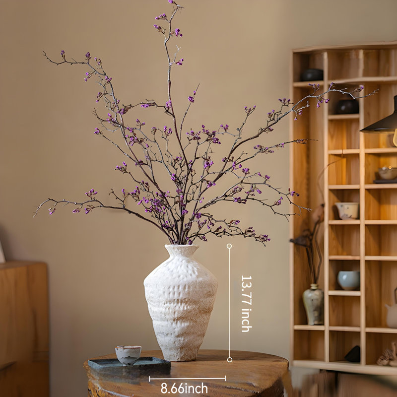 Ornements de fleurs simulées, Mauve