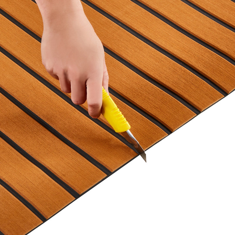 Boat Flooring, Eva Foam Boat Decking, Non-Slip Self-Adhesive Flooring, Marine Carpet For Boats, Yacht, Pontoon, Kayak Decking