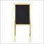 Chaise de salle à manger en métal doré à pieds en métal doré - ensemble de 4-129041854-129041855-129041858