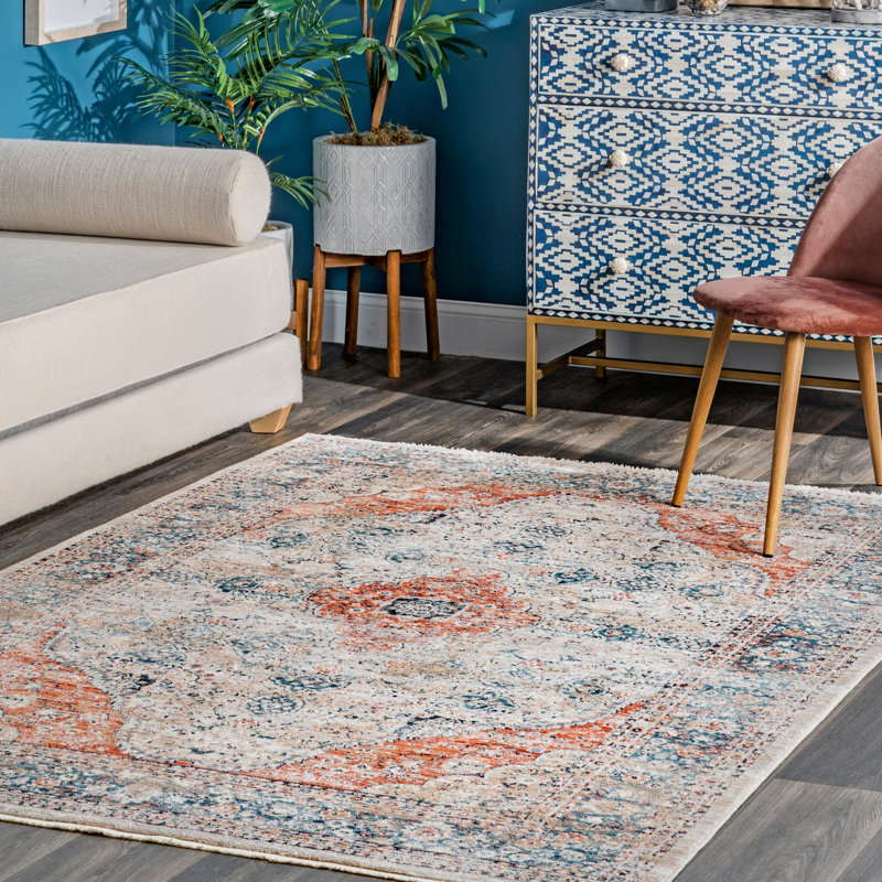 Matahpi Oriental Indoor Rug, Rectangle 4' x 6' 3"