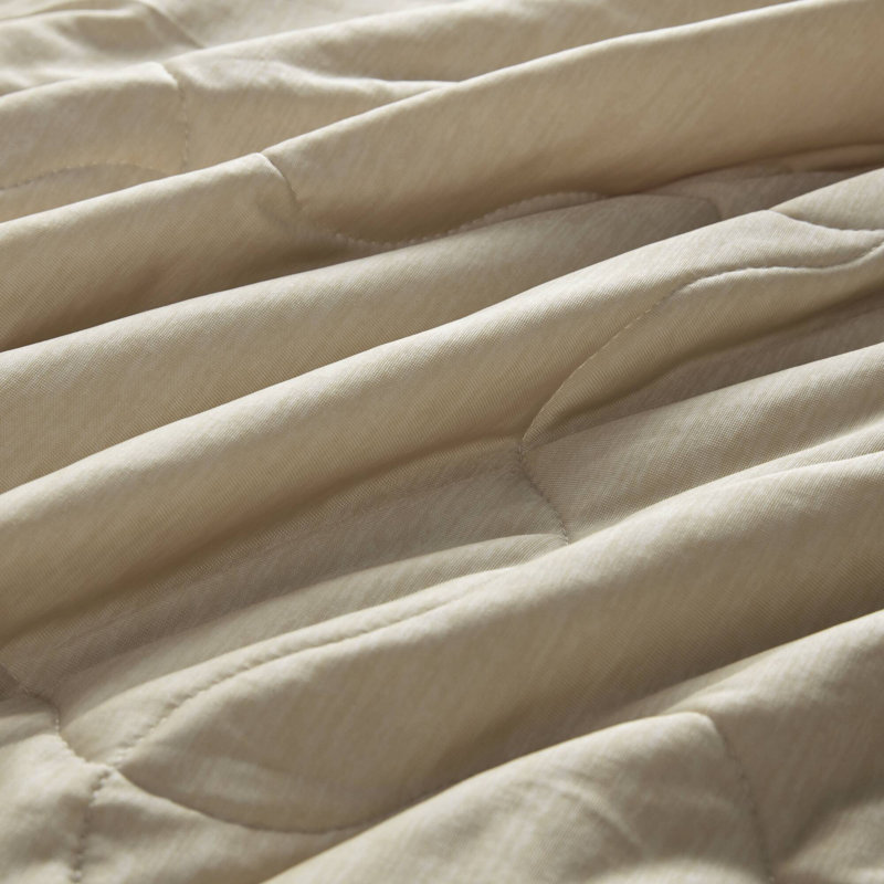 Sharper Image Cooling Touch Down Alternative Throw, Tan