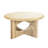 Round Rattan Coffee Table With Glass Top