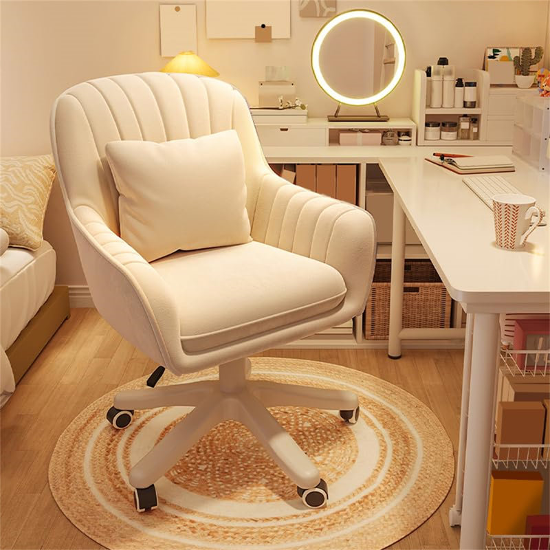 Office Chair, White, White