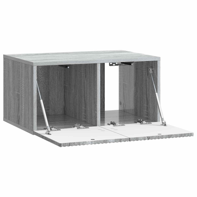 Unfinished TV Stand, 30cm H x 59.5cm L x 41cm W, Grey Sonoma