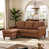 Distressed Brown Faux Leather is out of stock