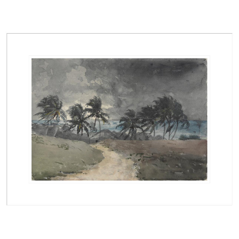«Storm Bahamas» par Winslow Homer, impression giclée sur cadre, H 16,88 po x l 21,75 po