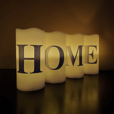 Unscented Flameless Pillar Candle
