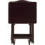 Ensemble de tables-plateaux 5 pièces Home, espresso
