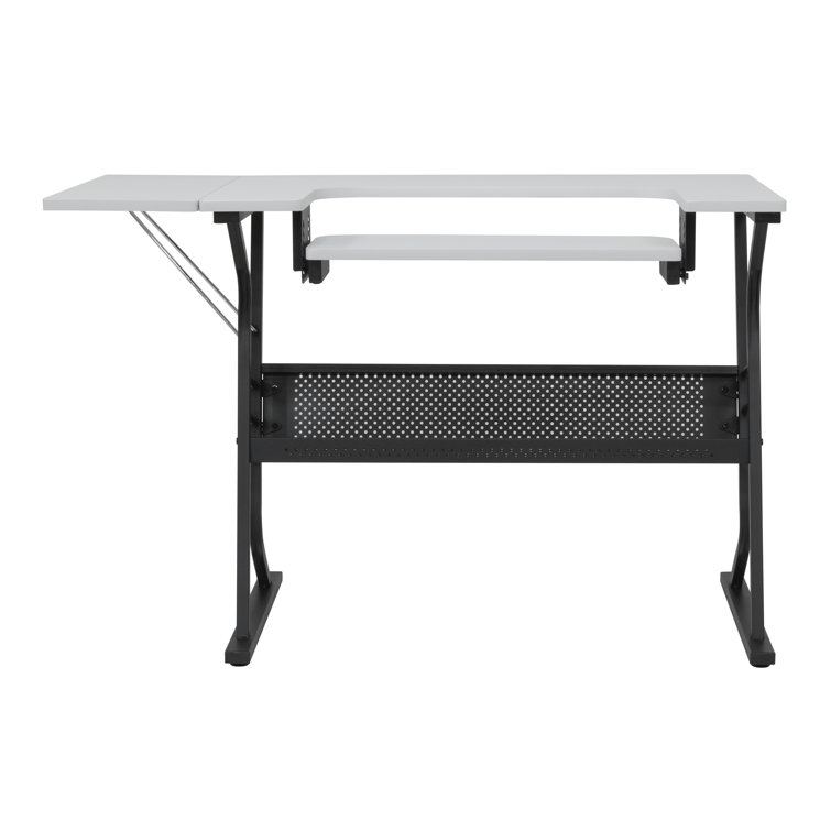 46.3'' x 15.8'' Foldable Sewing Table with Sewing Machine Platform and <div  class=aod_buynow></div>– Inhomelivings