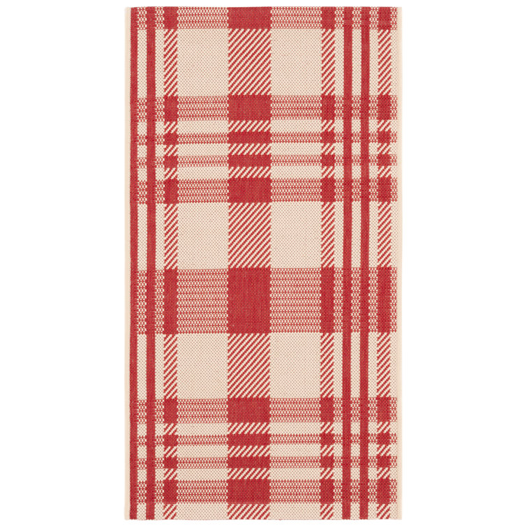 Courtyard Performance Plaid Rug