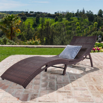Hialmar Outdoor Chaise Lounge