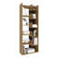 Armoire de rangement autoportante de 67 po à 6 niveaux, bureau à domicile, salon, noyer foncé