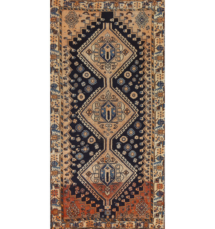 4x8 Inch Rug Isabelline Tribal Wool Traditional Rug 4x8 | Wayfair