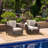  Wicker Club Chair Set with Cushions for Elegant Patio Seating, Comfortable and Stylish Garden Furniture for Relaxation, Durable and Weather-Resistant, Brown