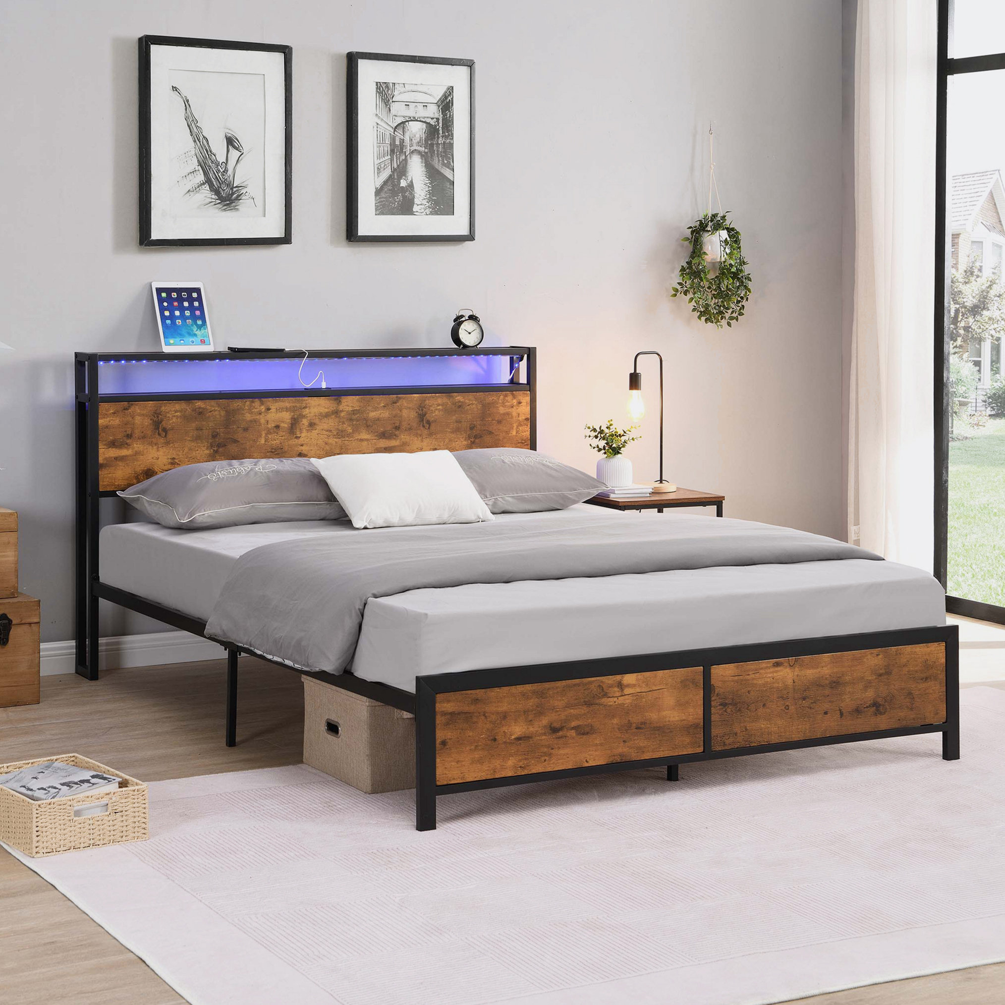 17 Stories Tricia Platform Storage Bed | Wayfair