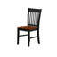 Ensemble de 4 chaises de salle à manger noires et cerise, structure en bois, sièges confortables, design élégant, convient à la cuisine et à la salle à manger-838592398